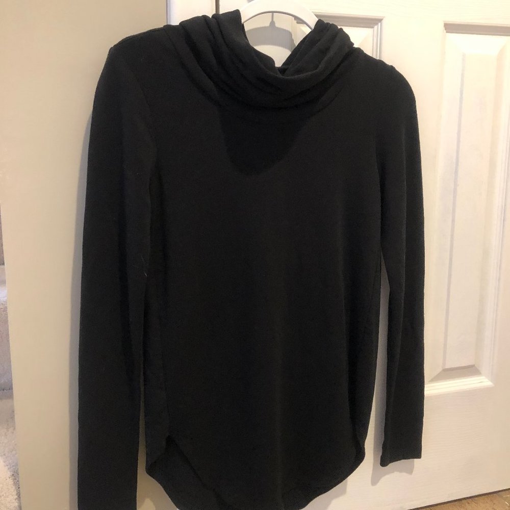 LOFT- Black Cowl Neck Sweater